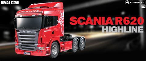 Tamiya Kit Traktor Truck Scania R Highline X Gigaspace Blue