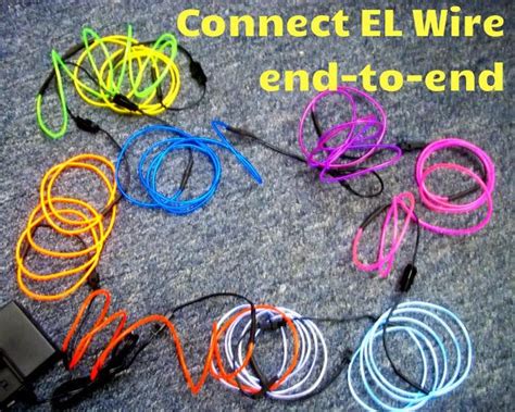 7 Foot 2m El Wire Kit Electroluminescent Wire Glow By Exglow Neon