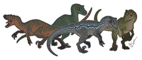 Raptor squad by bluegekk0 on DeviantArt