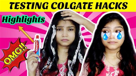 Testing Out Viral Colgate Hacks By 5 Minute Crafts Tamil Testing 5