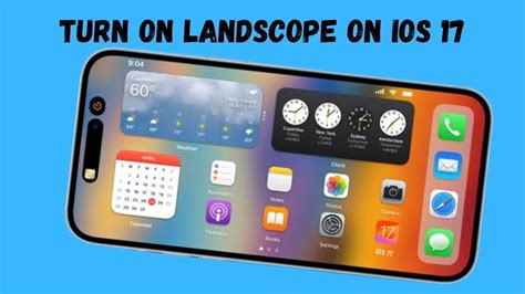 How To Turn ON Landscape Mode In IPhone IOS 17 YouTube