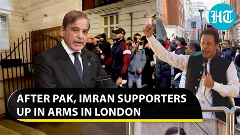 Imran Khan Loyalists Storm Nawaz Sharifs London Home After Ex Pak Pm