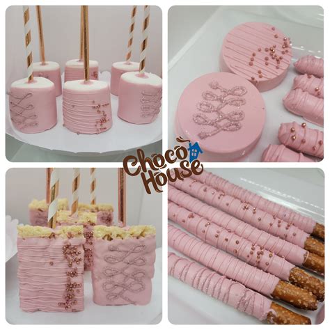 Rose Gold Party Favors. Sweet sixteen. Quinceanera. Rose gold candy ta