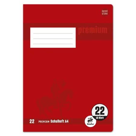 Staufen Premium Schulheft Lin A Blatt G Qm Mm Kariert Duo