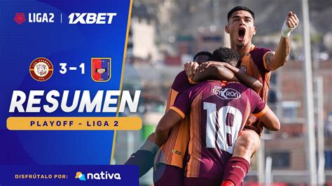 LOS CHANKAS CYC 3 3 2 1 RESUMEN LIGA 2 1XBET PLAYOFF