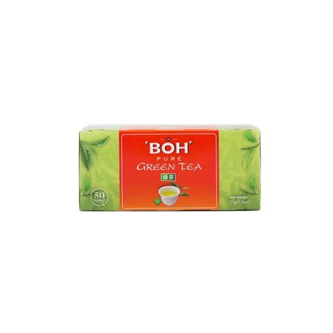 Boh Pure Green Tea 50 Teabags Boh Tea