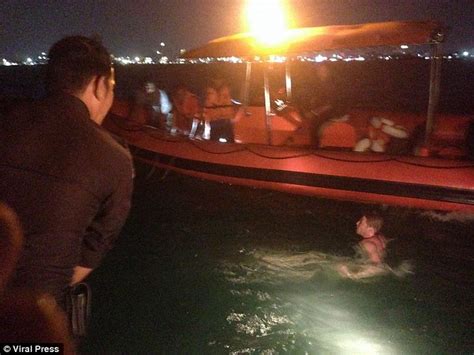 Naked Swimmer Refuses To Board Boat For THREE Hours Daily Mail Online