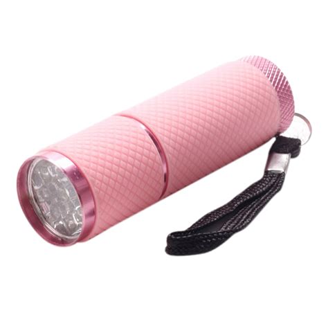 9led Mini Flashlight With Lanyard Camping Light Waterproof Aluminum