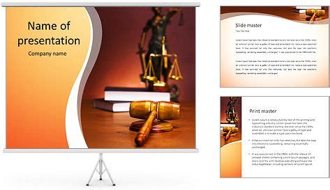 Caso Del Tribunal Plantillas De Presentaciones Powerpoint Plantillas