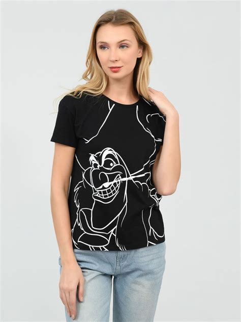 Playera Dumbo Outline Negra Cuidado Con El Perro Atelier Yuwa Ciao Jp