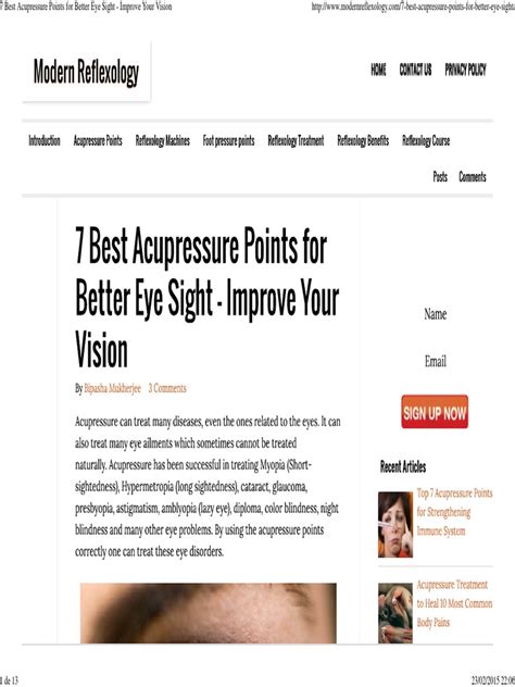 PDF 7 Best Acupressure Points For Better Eye Sight Improve Your