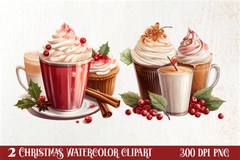 Christmas Hot Cocoa Sublimation Clipart Graphic By Craftart Creative