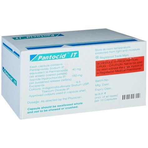 Pantocid It Uses Price Dosage Side Effects Substitute Buy Online