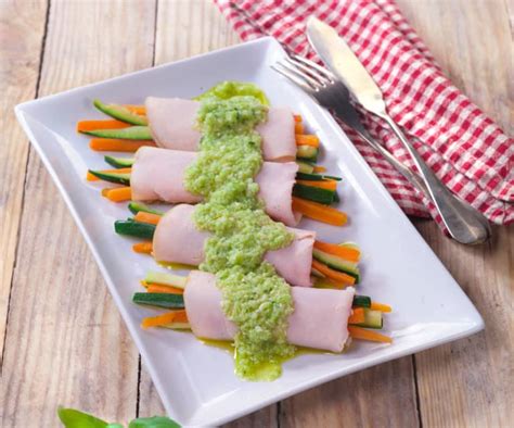 Involtini Di Tacchino Con Verdure E Salsa Al Sedano Cookidoo Das