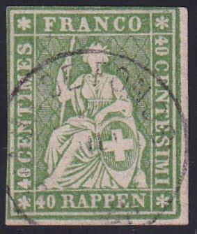 Schweiz Strubeli Nr G Chaux De Fonds Briefmarken World