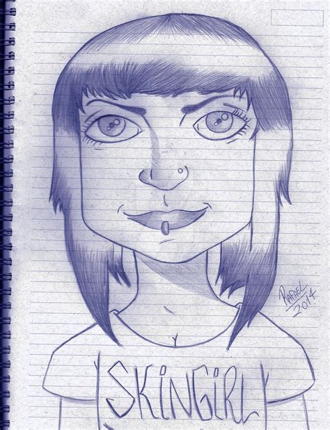 Skinhead Girl By Rafacaricaturas On Deviantart