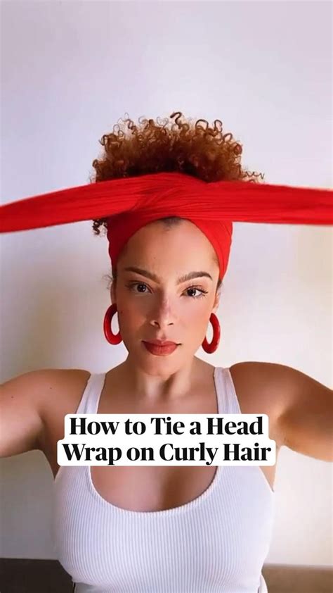 How To Tie A Head Wrap On Curly Hair Natural Hairstyle Easy Curly