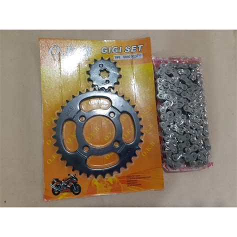 Jual Gear Gir Paket Set Depan Belakang Rante Murah Grand Astrea Prima