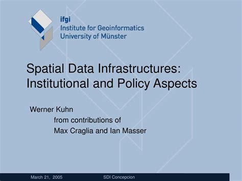 PPT - Spatial Data Infrastructures: Institutional and Policy Aspects ...
