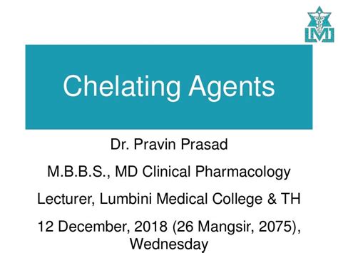 Chelating agents