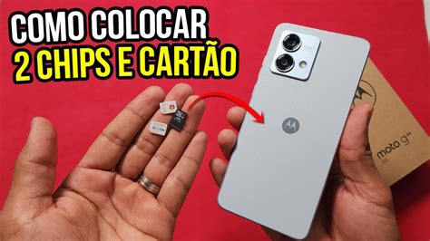 Como COLOCAR 2 CHIPS e CARTÃO de MEMÓRIA no Moto G84 5G YouTube