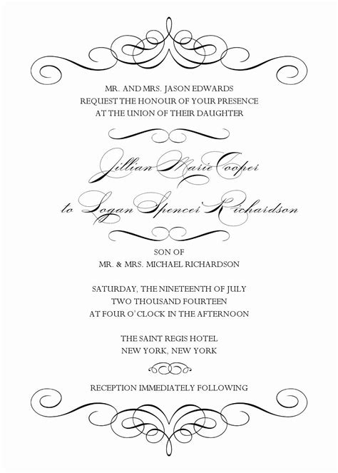 Word Wedding Invitation Template Best Of Wedding Invitat… | Free ...