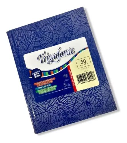 Caderno Escolar Triumphant 16 X 21 Capa Dura Forrado A 50 H