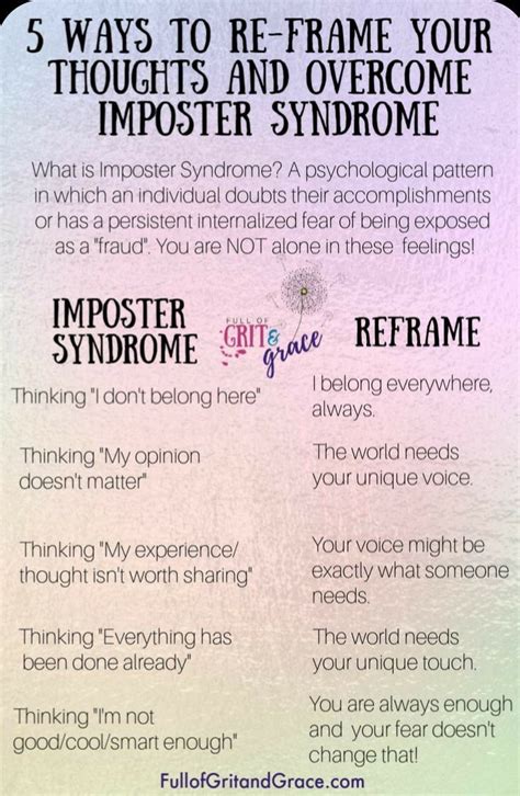 How To Beat Imposter Syndrome A Guide For Therapists Artofit