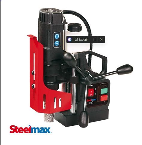 D Compact Portable Magnetic Drill Steelmax Commercial Industrial