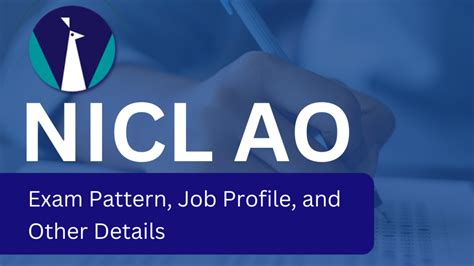 Nicl Ao Exam 2024 Exam Pattern Job Profile Salary And Perks