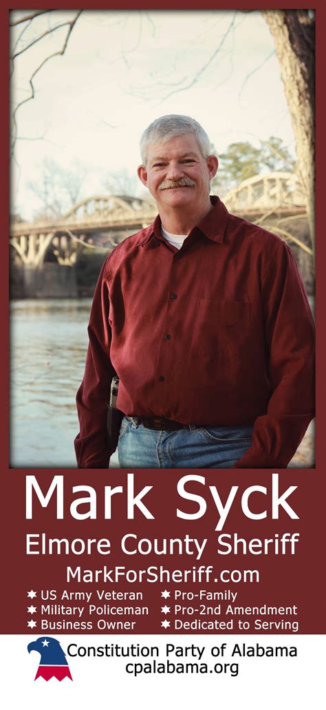 Mark For Sheriff of Elmore County