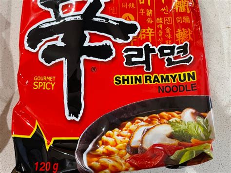 Shin Ramyun Noodle Gourmet Spicy Soup Nutrition Facts - Eat This Much