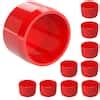 Formufit In Furniture Grade Pvc External Flat End Cap In Red