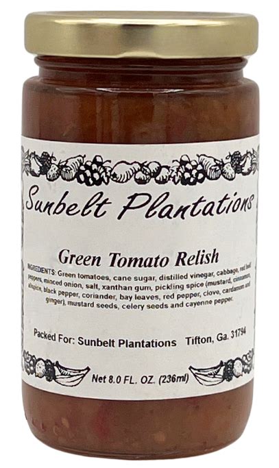 Green Tomato Relish | Adcock Pecans