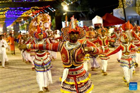 Kataragama Perahera Celebrated In Katharagama Sri Lanka Xinhua