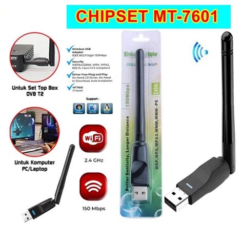 Jual Usb Wifi Adapter Dongle Mt Set Top Box Adapter Antena Wifi Pc