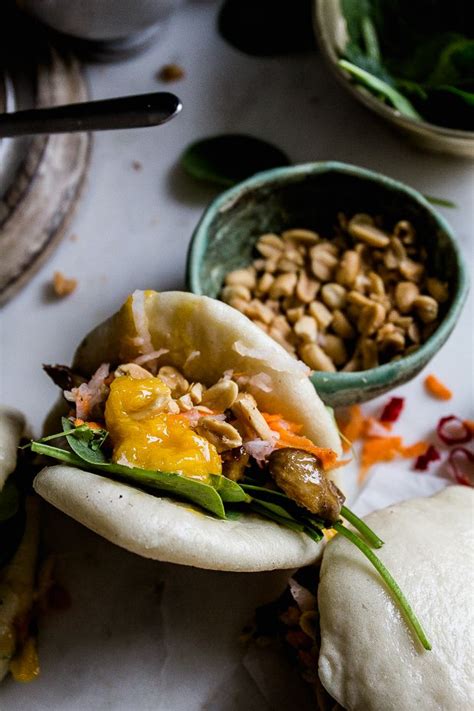 Vegan Bao Buns With Hoisin Oyster Mushrooms Bao Buns Stuffed Mushrooms Food