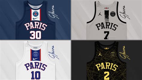 What If? PSG 22-23 Kits as Basketball Jerseys