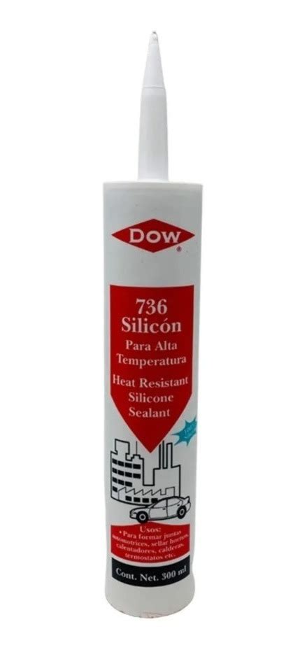 Silicón Rojo Para Alta Temperatura Dow Corning 736 300ml Meses sin