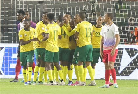 AFCON 2023 South Africa 4 0 Namibia Bafana Bafana Roars Back To