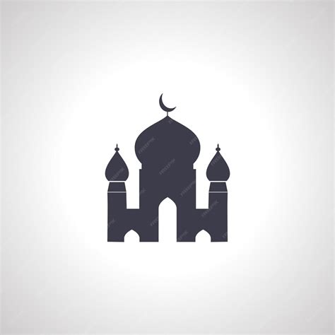 Premium Vector | Mosque icon islamic mosque isolated icon