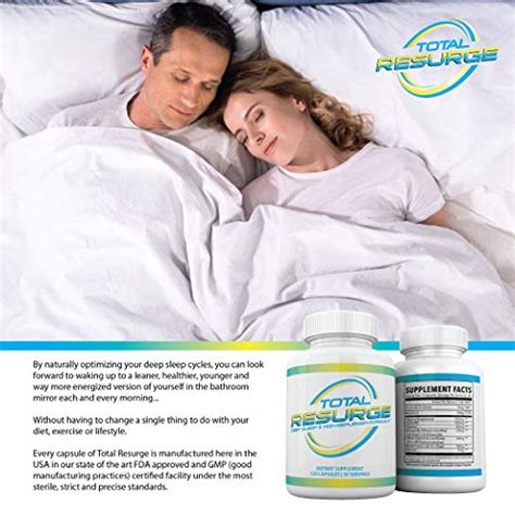 Resurge Deep Sleep Formula 120 Capsules Total Resurge Deep Sleep And Weight Loss Sleep Aid