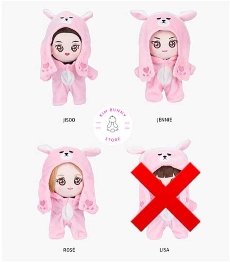 Jisoo Blackpink Plush Doll Kimbunnystore Lolapay