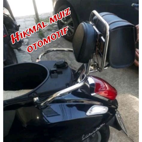 Jual Back Rack Sandaran Belakang Aksesoris Vespa Primavera Dan Vespa