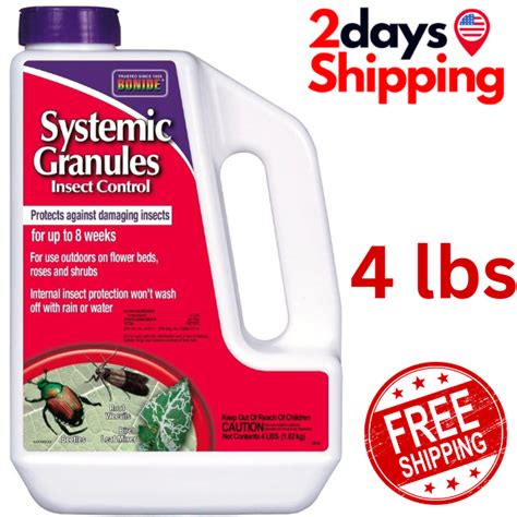 Bonide Insect Control Systemic Granules Ready To Use Water Resistant 4 Lbs Ebay