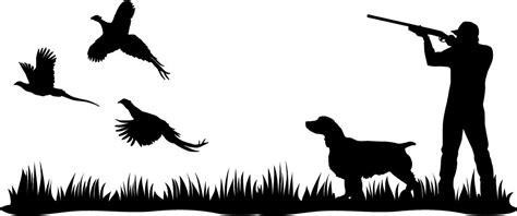 Pheasant Hunting Silhouette at GetDrawings | Free download