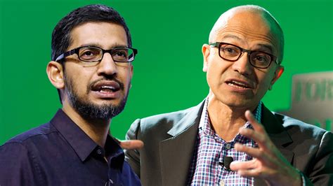 Power Players Sundar Pichai Satya Nadella And Indian Origin Ceos