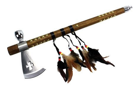 Tomahawk Hatchet Native Indian Chief Axe Functional Smoking Tabacco