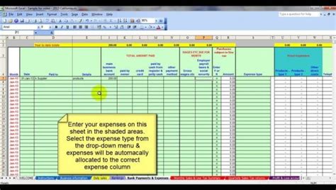 Accounting Worksheet Example Excelxo