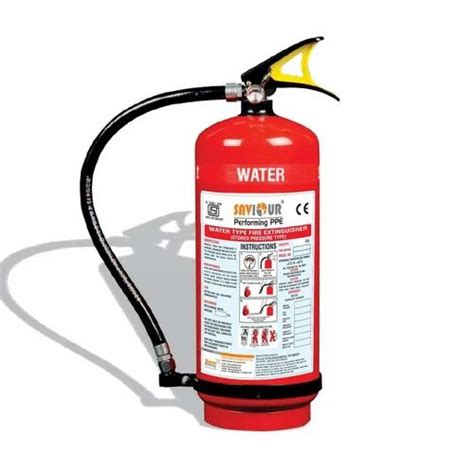 Carbon Steel Water Type Stored Pressure Fire Extinguisher Capacity 9